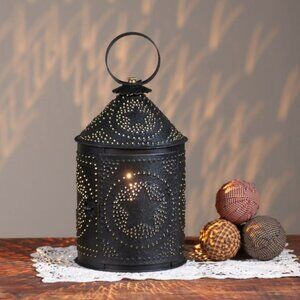 New Americana Black Star Lantern Light